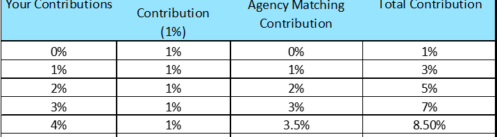 Agency Matching Contributions